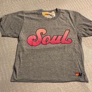 Aviator Nation Cropped Soul T Shirt
